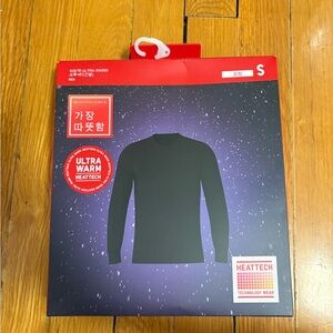 Uniqlo Black Long Sleeve Heattech Shirt